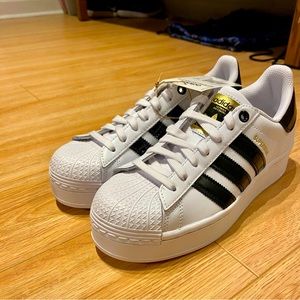 Brand new Adidas superstar bold size 7